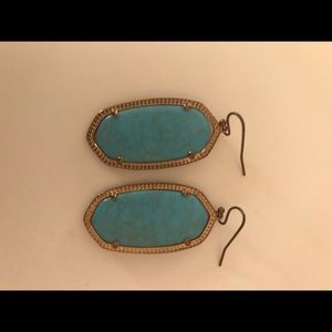 Kendra Scott Elle drop earrings turquoise